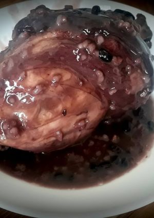 Hình của món Cháo Chân Giò Hầm Đậu Đen Siêu Ngon Và Đơn Giản.