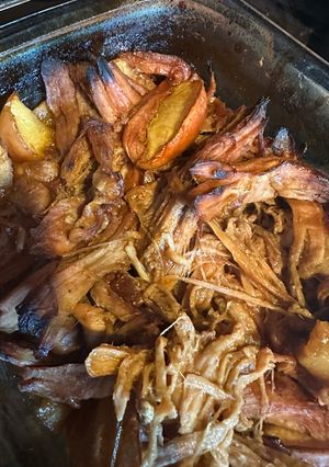 A picture of Apple Bourbon BBQ Pork.