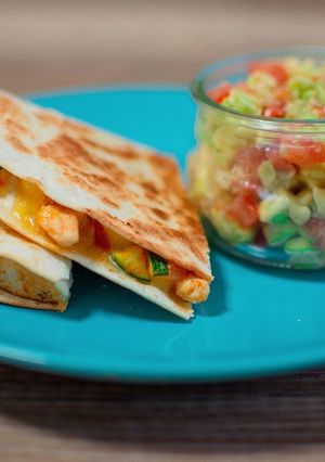 Foto principal de Quesadillas de pollo con verduras