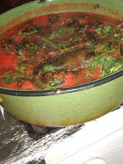 Una foto de Chiles rellenos sin capear