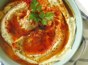Hummusz recept egyszerűen recept fotója
