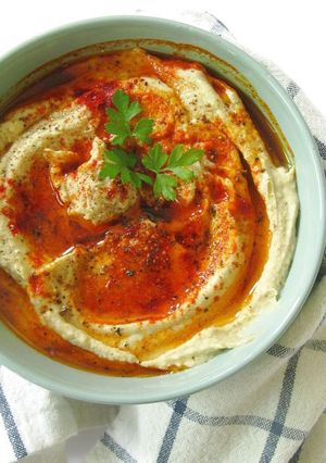 Hummusz recept egyszerűen recept fotója