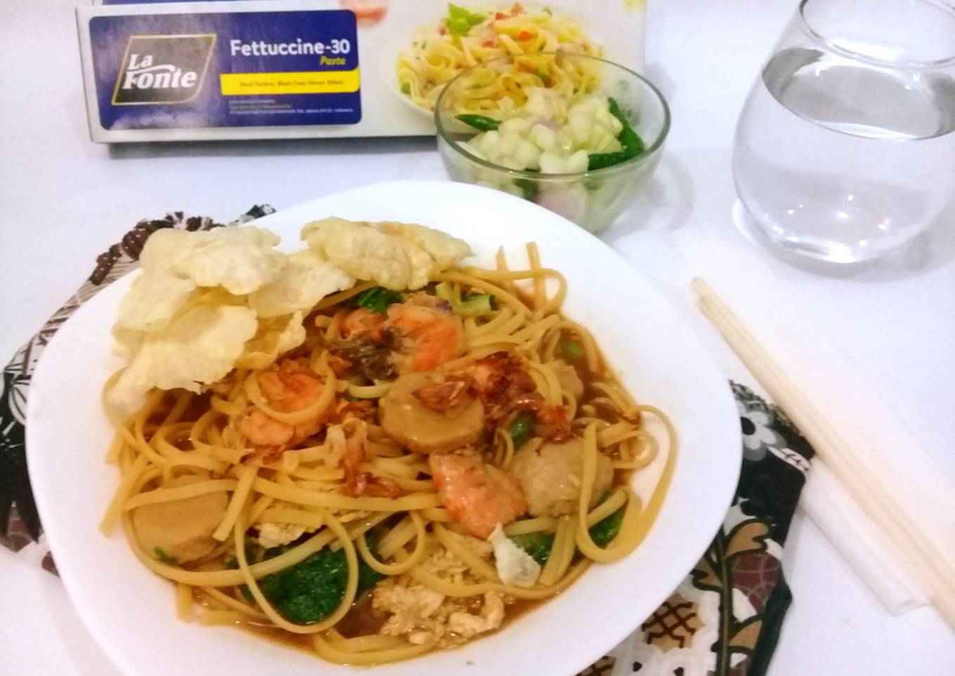 Fettuccine Kuah Udang