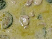 A picture of chicken milk coconut