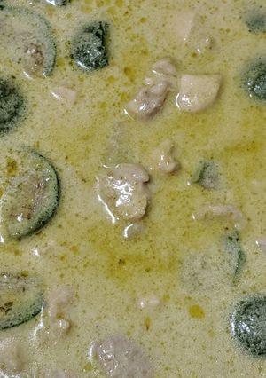 A picture of Thai Green Chicken Curry.