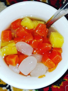 Foto resep Es buah simpel
