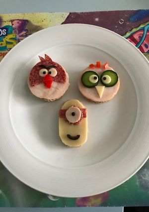 Mókás szendvics gyerekeknek recept fotója
