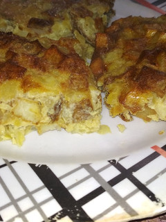 Una foto de Tortilla de papa con lo que había