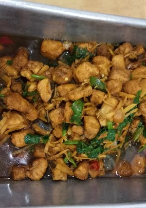 Foto resep Hiu masak jahe #tantangan akhir tahun#masakditahunbaru