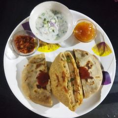 Aloo Ginger Paratha A picture of Aloo Ginger Paratha.