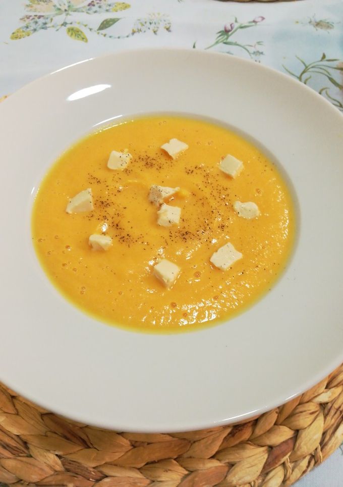 Una foto de Crema de calabaza