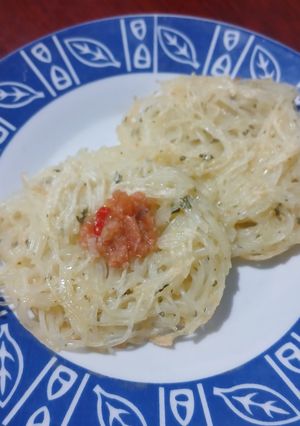 Foto resep Dadar Bihun Tapioka dengan Sambal Serai