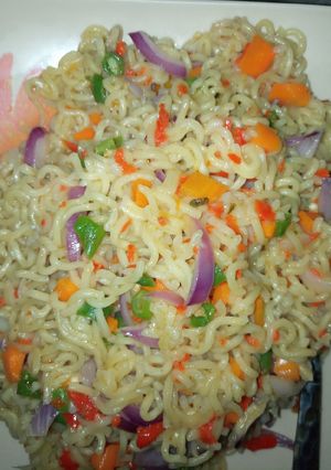 A picture of Yummy indomie noodles.