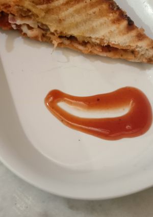 A picture of Cream Onion Sandwich.