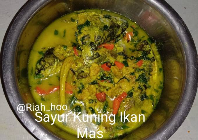 Resep Sayur Kuning Ikan Mas Oleh Mommy Eyza Cookpad