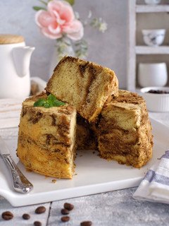 Foto resep Coffee Marble Chiffon Cake