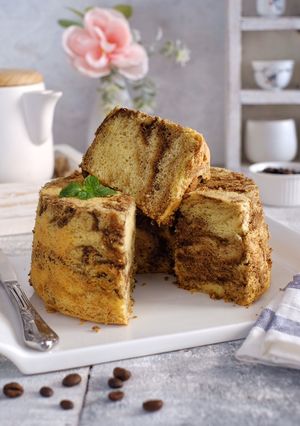Foto resep Coffee Marble Chiffon Cake