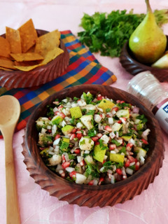 A picture of Pear Salsa.