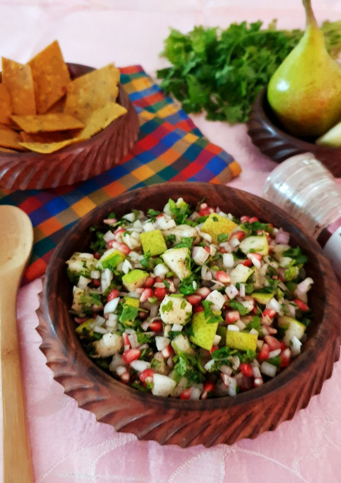 A picture of Pear Salsa.