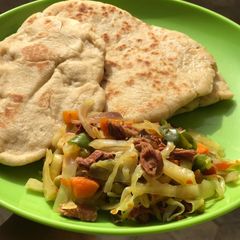 A picture of Chapati bread.