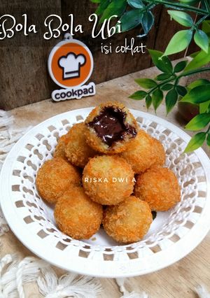 Foto resep Bola Bola Ubi Isi Coklat