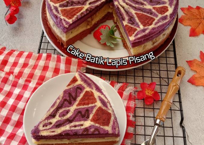 Resep Cake Batik Lapis Pisang Oleh Tuty Ghafsha Cookpad