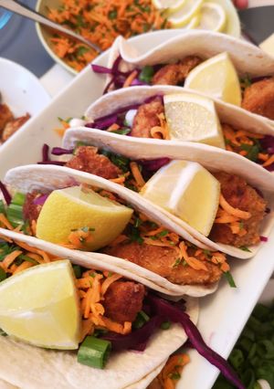 O poză a rețetei Tacos cu pește.