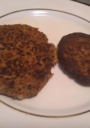Una foto de Hamburguesas de caraotas negras