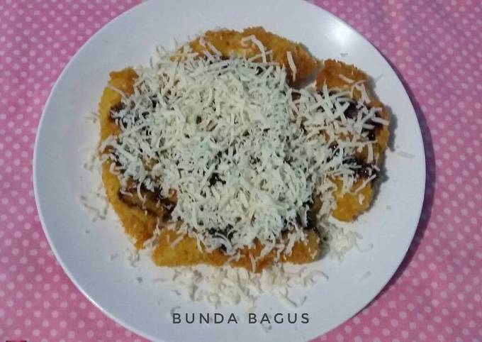 Resep Pisang Goreng Pasir Coklat Keju Oleh Bunda Bagus Cookpad