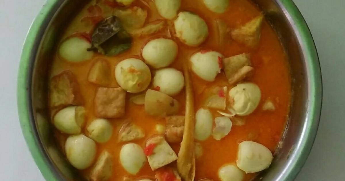 77 Resep Telur Puyuh Kentang Bumbu Kuning Enak Dan Sederhana Ala Rumahan Cookpad