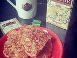 ¡Tortilla de avena y plátano!