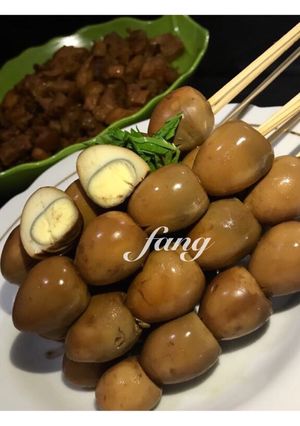 Foto resep Sate Telur Puyuh aka Telur Pindang