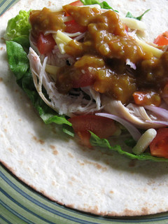 A picture of Tacos with Curry Sauce.
