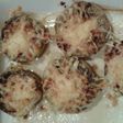 Champiñon relleno de beicon y queso