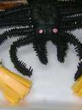 Escobas de brujas de Halloween con queso