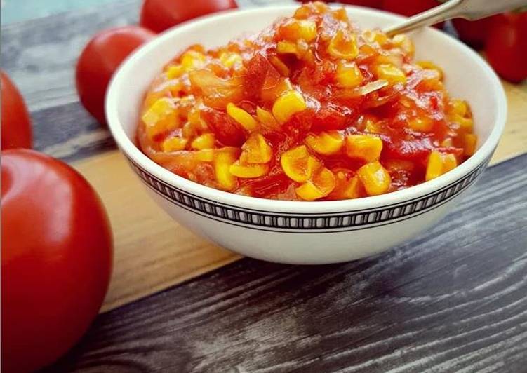 Recipe of Quick Tomato and Corn Relish