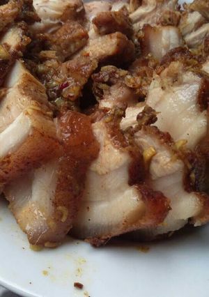 Hình của món Thịt nướng úp niêu đất.