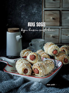 Foto resep Roti Sosis dgn Basic soft bun