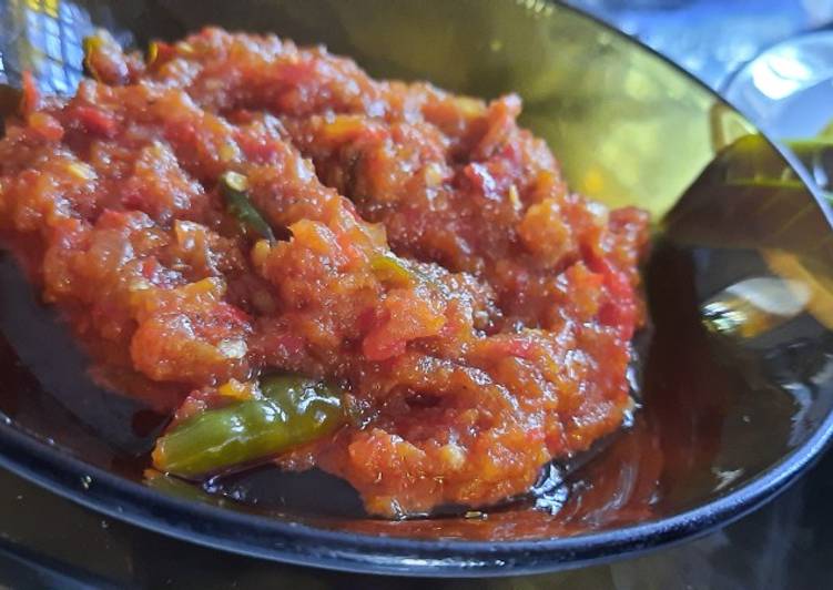 Resep Sambal belacan goreng yang Bikin Ngiler