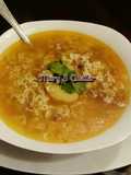 Sopa con carne molida💖💖