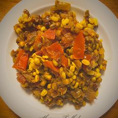 A picture of Sprouted Moong Usal.