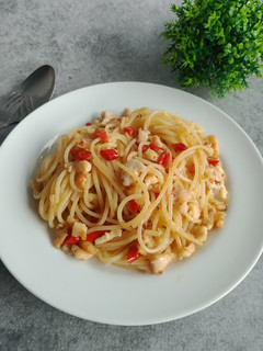 Foto resep Spaghetti Aglio olio