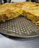 Tarta súper rápida de atún y verduras