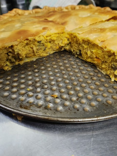 Una foto de Tarta súper rápida de atún y verduras