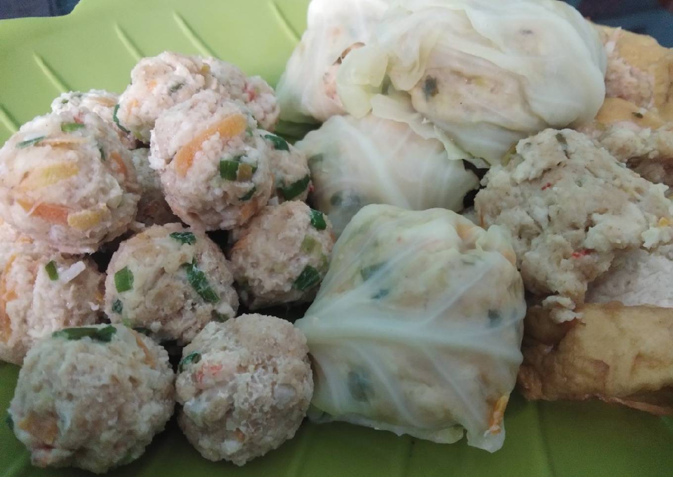 Bakso dan Siomay Ayam Oatmeal