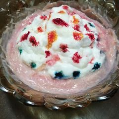 A picture of Valentine vermicelli dessert#valentinerecipes.