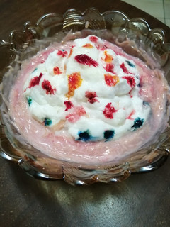 A picture of Valentine vermicelli dessert#valentinerecipes.