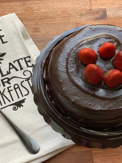 Foto resep Super Moist Steamed chocolate Cake no mixer, no oven