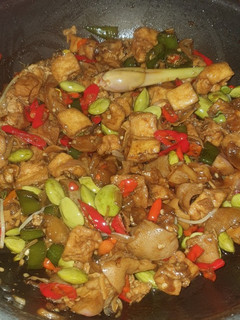 Foto resep Oseng Cecek Tahu Lombok Ijo