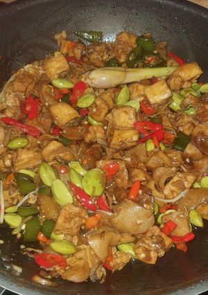 Foto resep Oseng Cecek Tahu Lombok Ijo